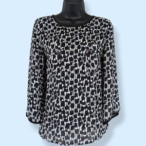 Vintage Cynthia Rowley Sheer Blouse